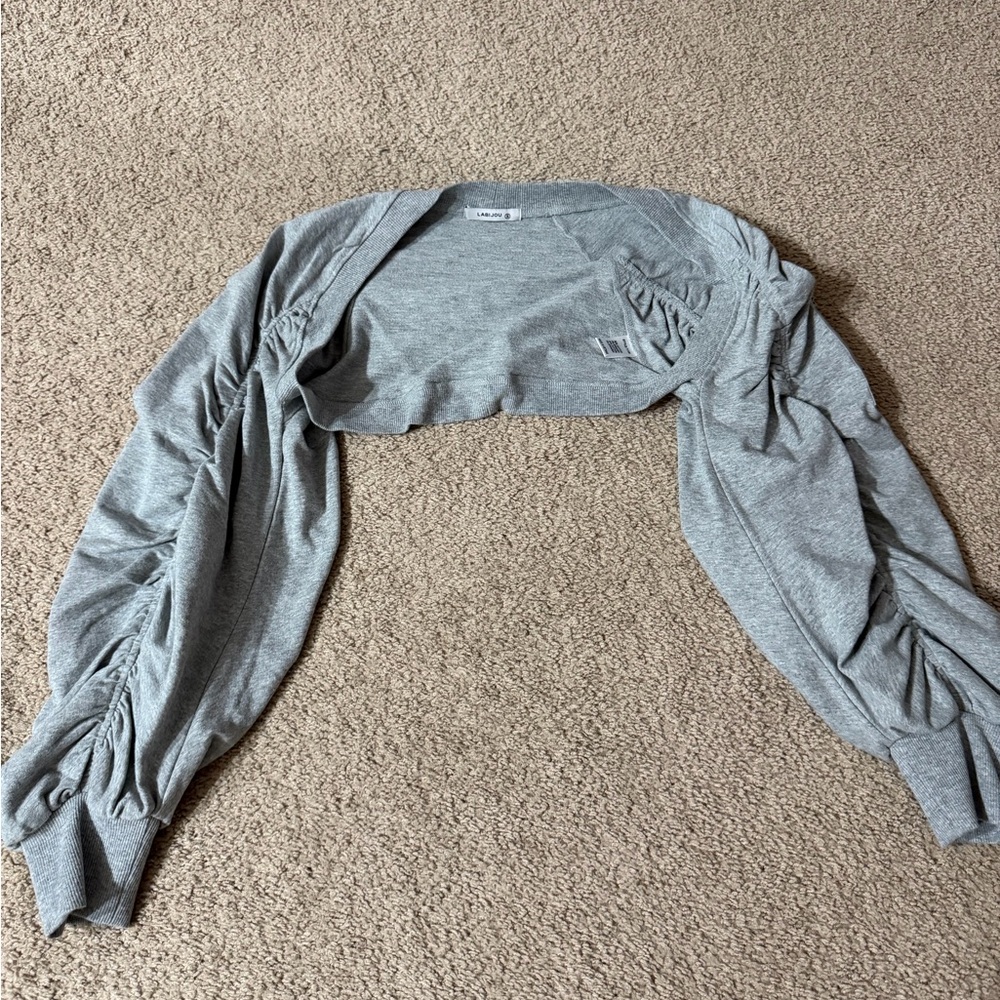 Fashion Nova Gray Shrug